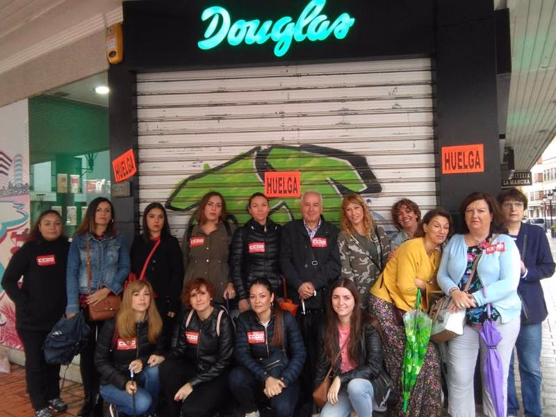 Huelga en Douglas